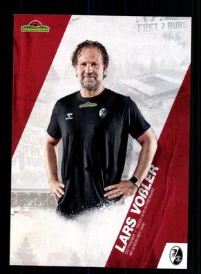 Lars Voßler Autogrammkarte SC Freiburg 2020-21 Original Signiert