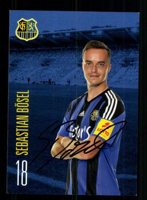 Sebastian Bösel Autogrammkarte 1 FC Saarbrücken 2020-21 Original Signiert