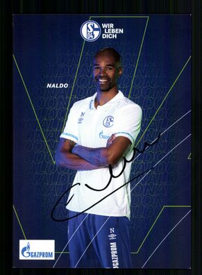 Naldo Autogrammkarte FC Schalke 04 2020-21 Original Signiert