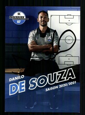 Danilo de Souza Autogrammkarte SC Paderborn 2020-21 Original Signiert