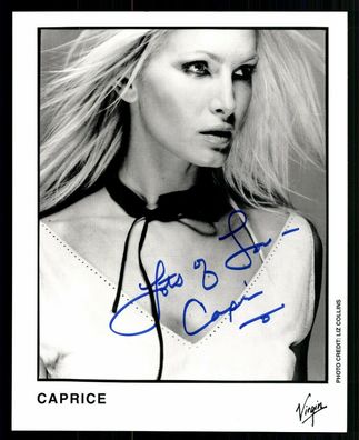 Caprice Autogrammkarte Original Signiert Model ## BC G 27384