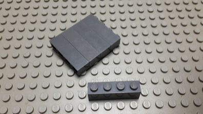Lego 5 Steine 1x4 hoch neudunkelgrau 3010 Set 8971 5525 10937 4996