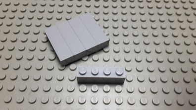 Lego 5 Basic Steine 1x4 hoch neuhellgrau 3010 Set 7669 10255 10270 4995