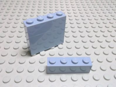Lego 4 Basic Steine 1x4 hoch sandblau Nummer 3010
