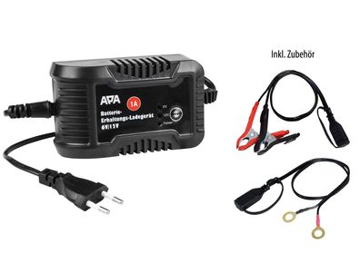 APA Batterie-Erhaltungsladegerät 6/12V 1A