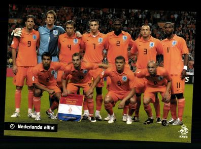 Original Mannschaftskarte Holland 2008 # BC G 31783