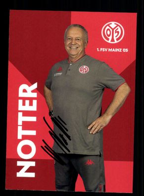 Walter Notter Autogrammkarte FSV Mainz 05 2020-21 Original Signiert
