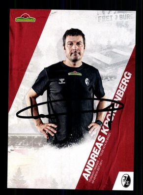 Andreas Kronenberg Autogrammkarte SC Freiburg 2020-21 Original Signiert