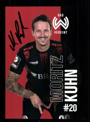 Moritz Kuhn Autogrammkarte SV Wehen Wiesbaden 2020-21 Original Signiert