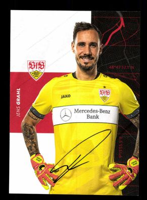 Jens Grahl Autogrammkarte VFB Stuttgart 2020-21 Original Signiert