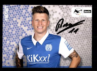 Marcus Piossek Autogrammkarte SV Meppen 2020-21 Original Signiert