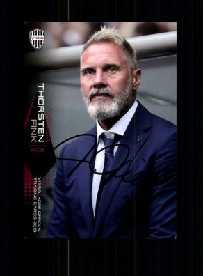 Thorsten Fink Autogrammkarte Vissel Kobe 2019-20 Original Signiert