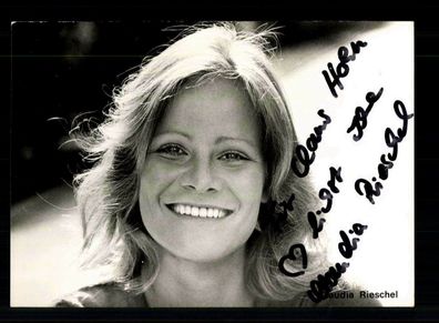 Claudia Rieschel Rüdel Autogrammkarte Original Signiert + F 5187