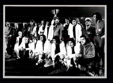 1 FC Magdeburg Mannschaftskarte Europakokalsiger 1974