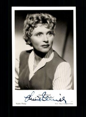 Luise Ullrich Kolibri Autogrammkarte Original Signiert + F 6009
