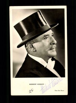 Herbert Hübner Kunst und Bild Autogrammkarte Original Signiert + F 6082