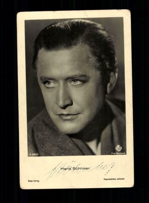 Hans Söhnker ROSS Verlag Autogrammkarte Original Signiert + F 6168