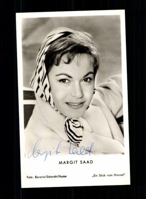 Margit Saad Autogrammkarte Original Signiert + F 6186