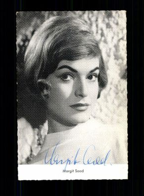 Margit Saad Kolibri Autogrammkarte Original Signiert + F 6187