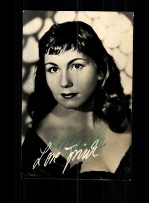 Lore Frisch Progress Autogrammkarte Original Signiert + F 6352