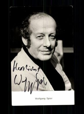Wolfgang Spier Rüdel Autogrammkarte Original Signiert + F 6406