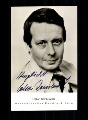 Lothar Dombrowski Rüdel Autogrammkarte Original Signiert + F 6413