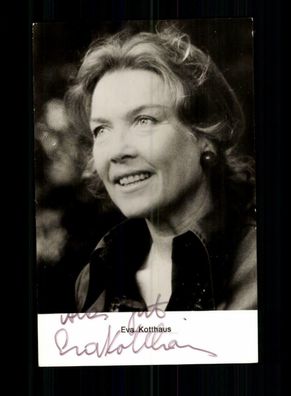 Eva Kotthaus Rüdel Autogrammkarte Original Signiert + F 6426