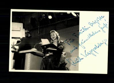 Ruth Kappelsberger Autogrammkarte Original Signiert + F 6619