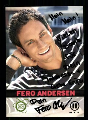 Fero Andersen Schau dich Schlau Autogrammkarte Original Signiert + F 6997