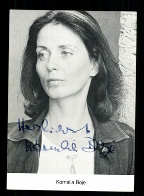 Kornelia Boje Autogrammkarte Original Signiert + F 7422