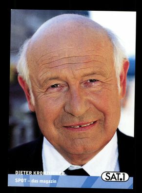 Dieter Kronzucker SPOT das Magazin Autogrammkarte Original Signiert + F 7448