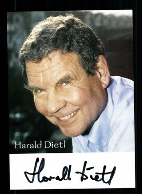 Harald Dietl Autogrammkarte Original Signiert + F 7515