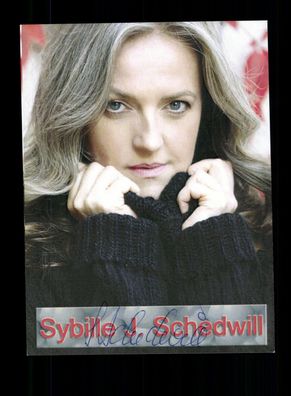 Sybille J. Schedwill Autogrammkarte Original Signiert + F 7524