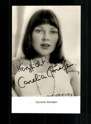 Cornelia Köndgen Rüdel Autogrammkarte Original Signiert + F 7547
