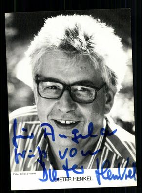 Dieter Henkel Autogrammkarte Original Signiert + F 8020