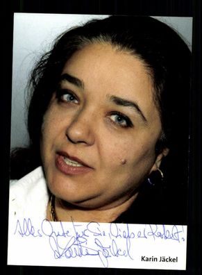 Karin Jäckel Autogrammkarte Original Signiert + F 5012