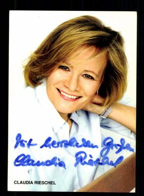 Claudia Rieschel Rüdel Autogrammkarte Original Signiert + F 5096