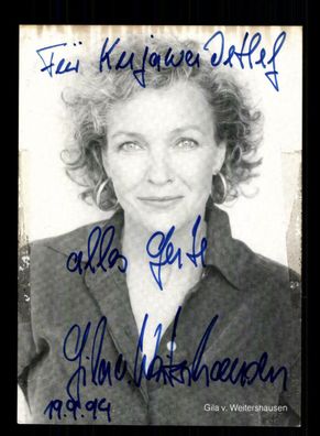 Gila v. Weitershausen Autogrammkarte Original Signiert + F 5363