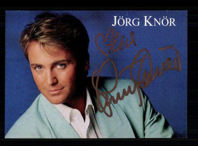 Jörg Knör Autogrammkarte Original Signiert + F 5819