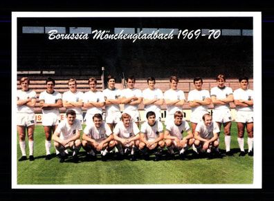 Borussia Mönchengladbach Mannschaftskarte 1969-70