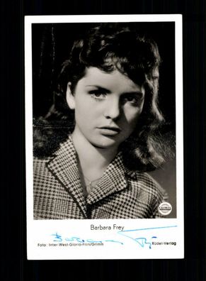 Barbara Frey Rüdel Autogrammkarte Original Signiert + F 6150