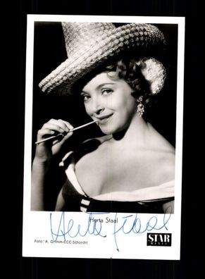 Herta Staal Star Revue Autogrammkarte Original Signiert + F 6278
