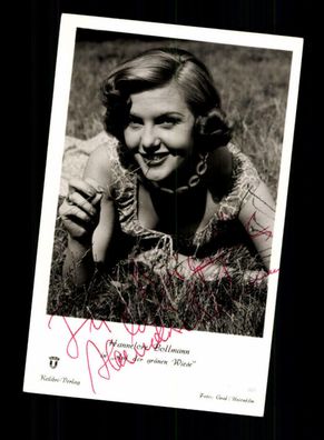 Hannelore Bollmann Kolibri Autogrammkarte Original Signiert + F 6288
