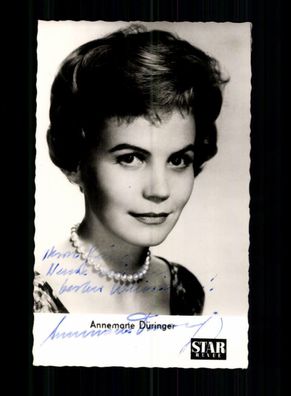 Annemarie Düringer Star Revue Autogrammkarte Original Signiert + F 6438