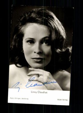 Linny Claudius Rüdel Autogrammkarte Original Signiert + F 6447