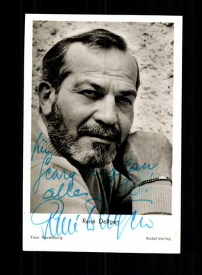 Rene Deltgen Rüdel Autogrammkarte Original Signiert + F 6617