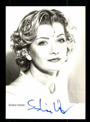 Saskia Vester Rüdel Autogrammkarte Original Signiert + F 6695