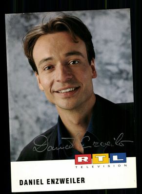 Daniel Enzweiler RTL Autogrammkarte Original Signiert + F 6741