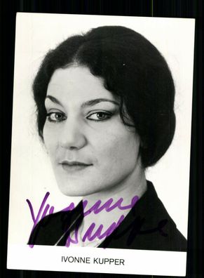 Ivonne Kupper Autogrammkarte Original Signiert + F 6898