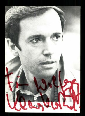 Klaus Konzak Autogrammkarte Original Signiert + F 7453